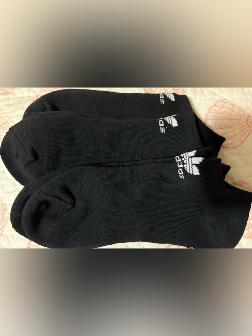 adidas Black Low-Cut Casual Socks - 3 Pack